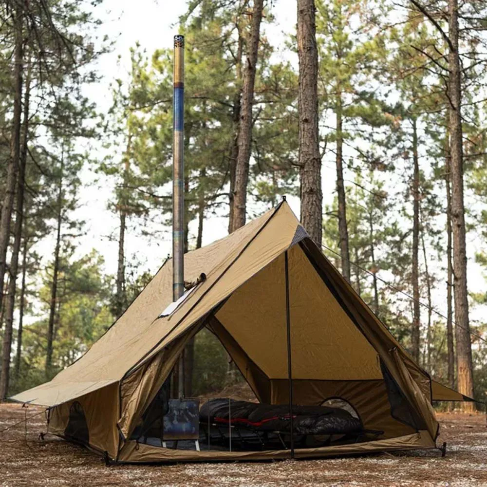 Pomoly Chalet 70 Pro Hot Tent With Stove Jack 2 Person Ideal For